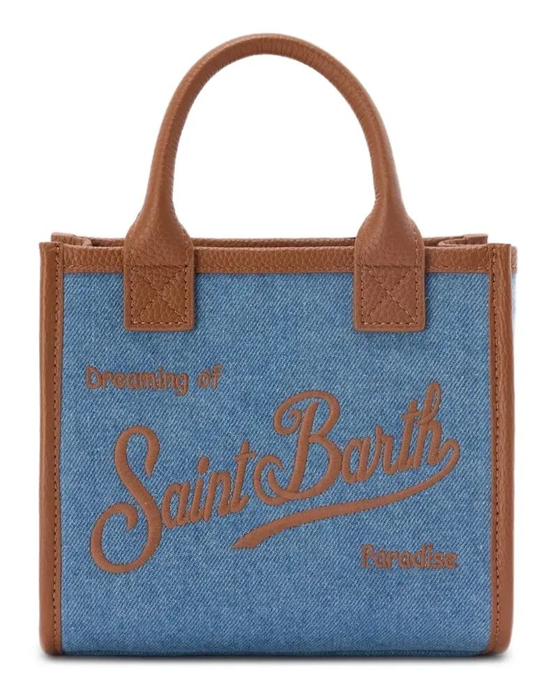 MC2 Saint Barth Schultertasche mit Henkel - Blau Blau