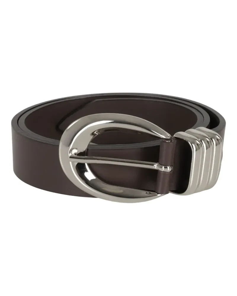 Federica Tosi Emily leather belt - Braun Braun