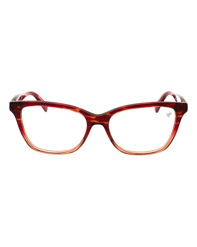 Longchamp rectangle-frame glasses - Rot Rot