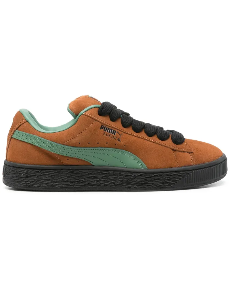Puma Suede XL Sneakers mit Logo-Print - Braun Braun