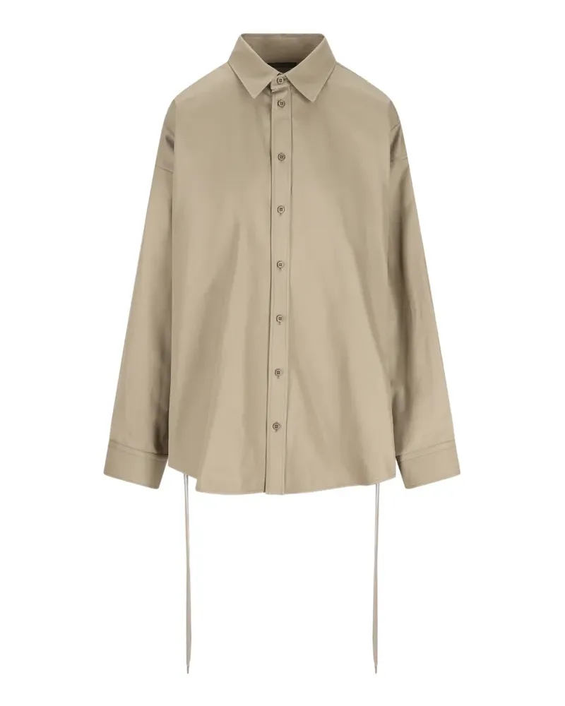 Balenciaga button-up shirt - Nude Nude