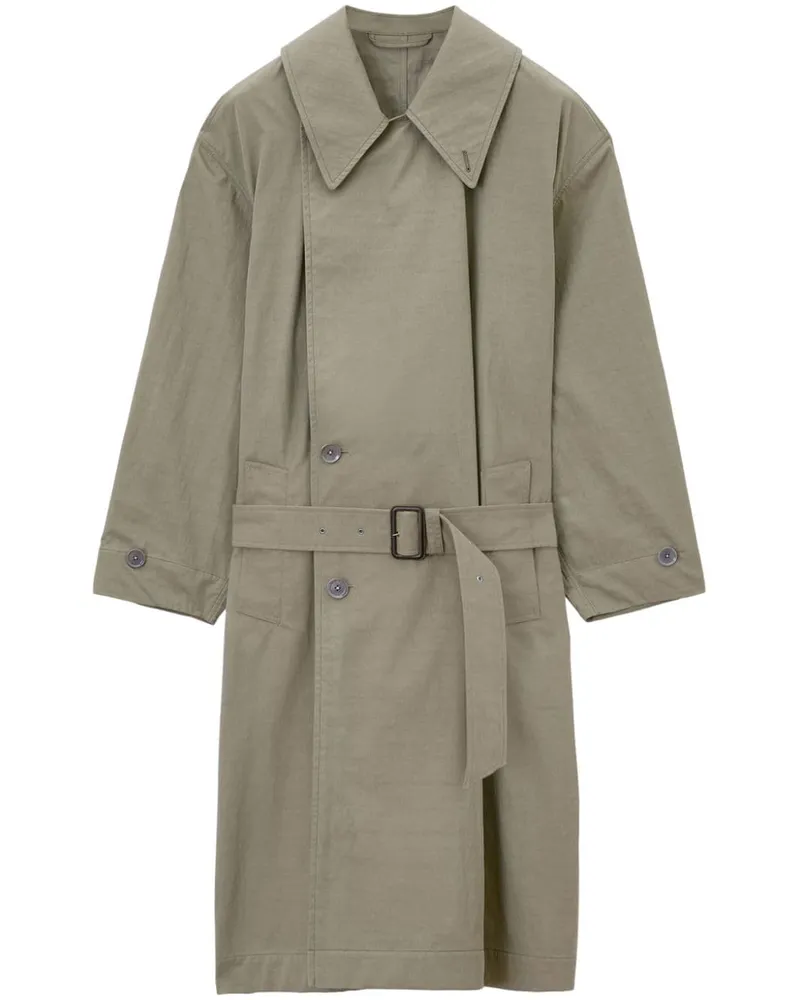 Christophe Lemaire Trenchcoat mit Gürtel - Grün Grün