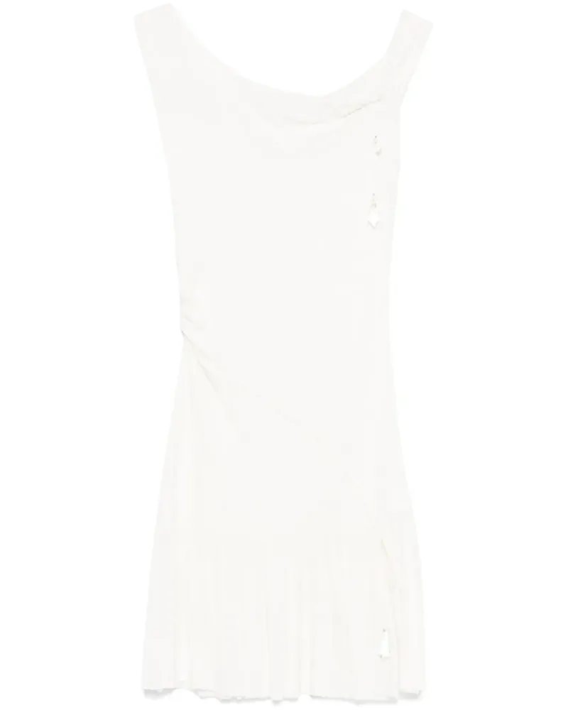 MANURÍ Coco Minikleid - Weiß Weiß