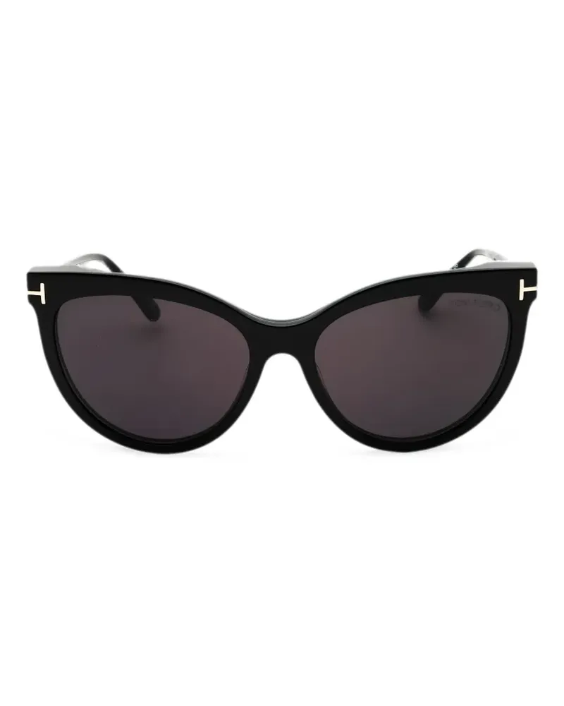 Tom Ford Brille im Cat-Eye-Design - Schwarz Schwarz