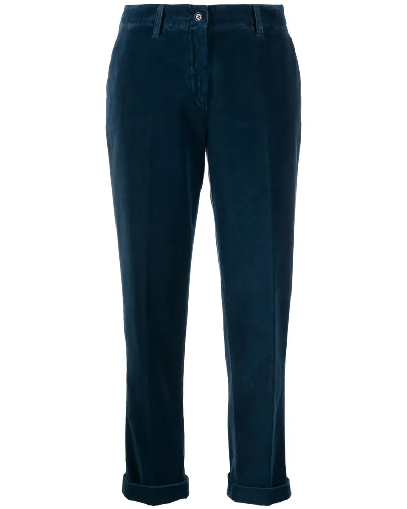 ASPESI Elegante Hose mit Bügelfalten - Blau Blau