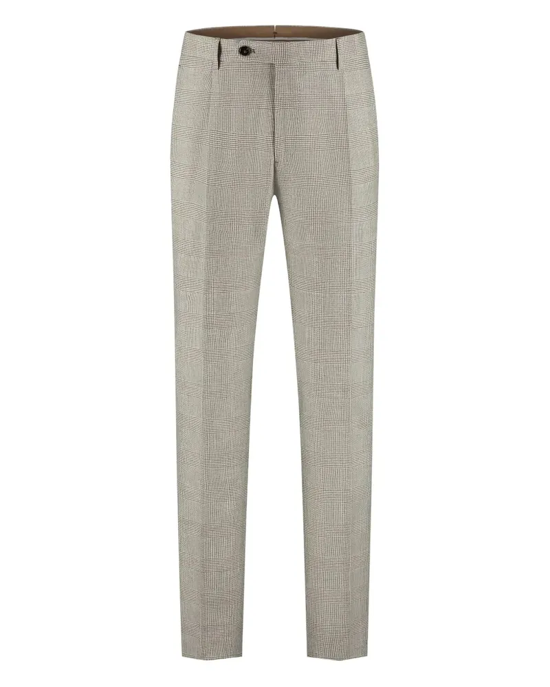 Berwich check-pattern trousers - Braun Braun