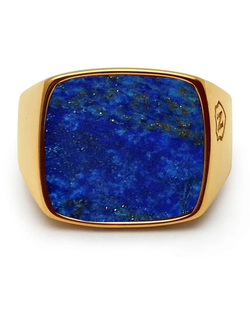 Nialaya Siegelring mit Lapislazuli - Gold Gold