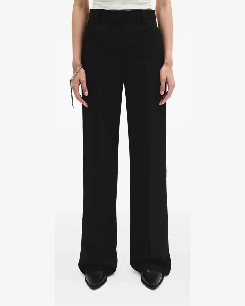 Ann Demeulemeester Ausgestellte Maaike Hose - Schwarz Schwarz