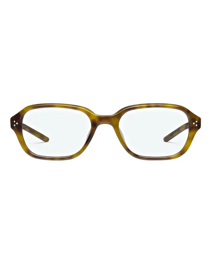 Gentle Monster Ella T6 rectangle-frame sunglasses - Braun Braun