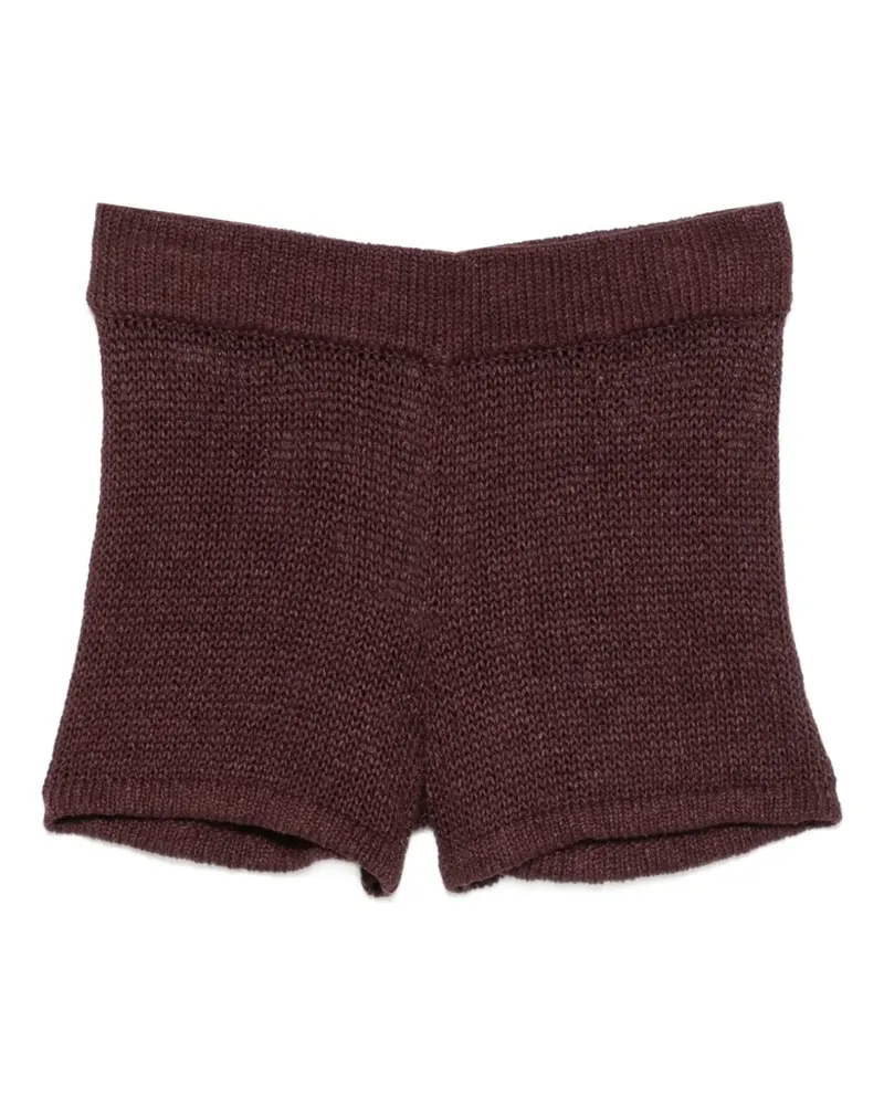 Enza Costa linen open knit shorts - Rot Rot