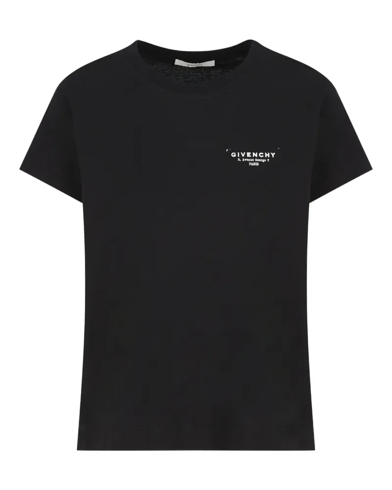 Givenchy T-Shirt mit Logo-Print - Schwarz Schwarz