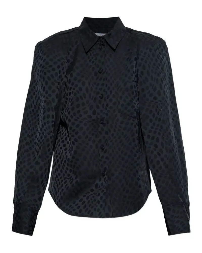 IRO Fusion polka-dot shirt - Blau Blau
