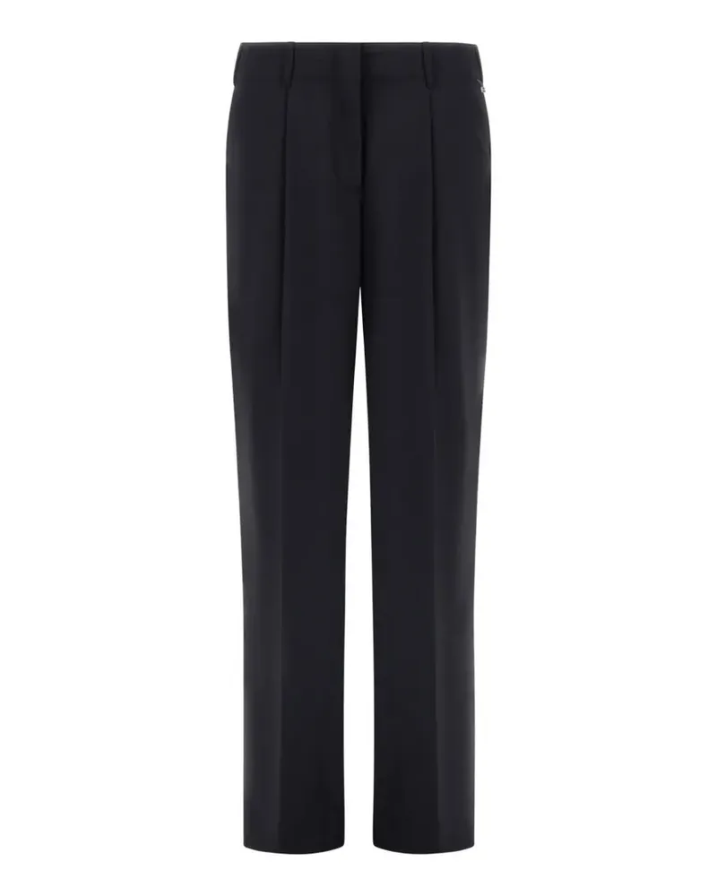 Herno Hose mit Bügelfalten - Schwarz Schwarz