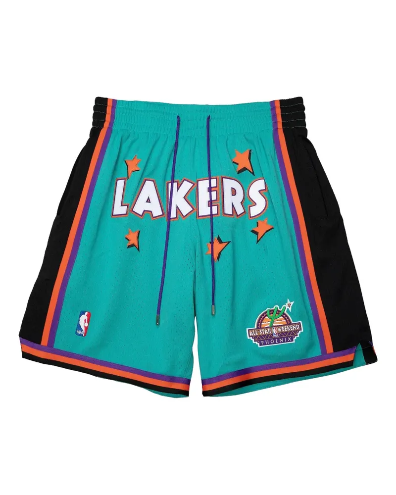Mitchell & Ness NBA Lakers 1995 Rookie Shorts mit Kordelzug - Blau Blau