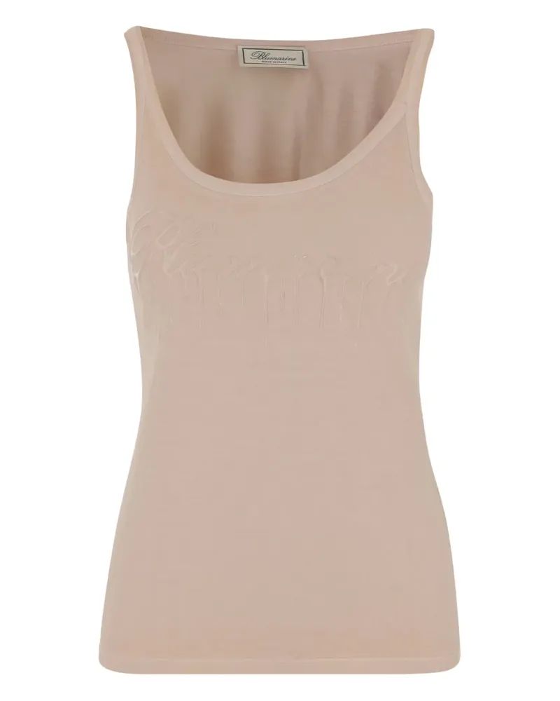 Blumarine Klassisches Trägershirt - Nude Nude