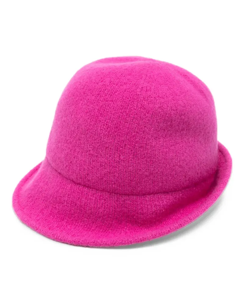 Borsalino Koko Fischerhut mit Logoplakette - Rosa Rosa
