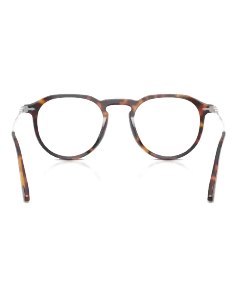 Persol geomteric-frame glasses - Braun Braun
