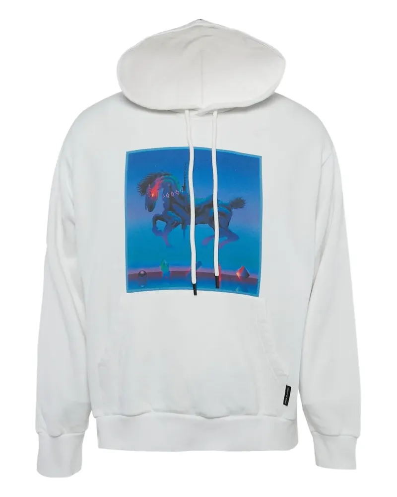 Marcelo Burlon | County of Milan Hoodie mit Pferde-Print - Weiß Weiß