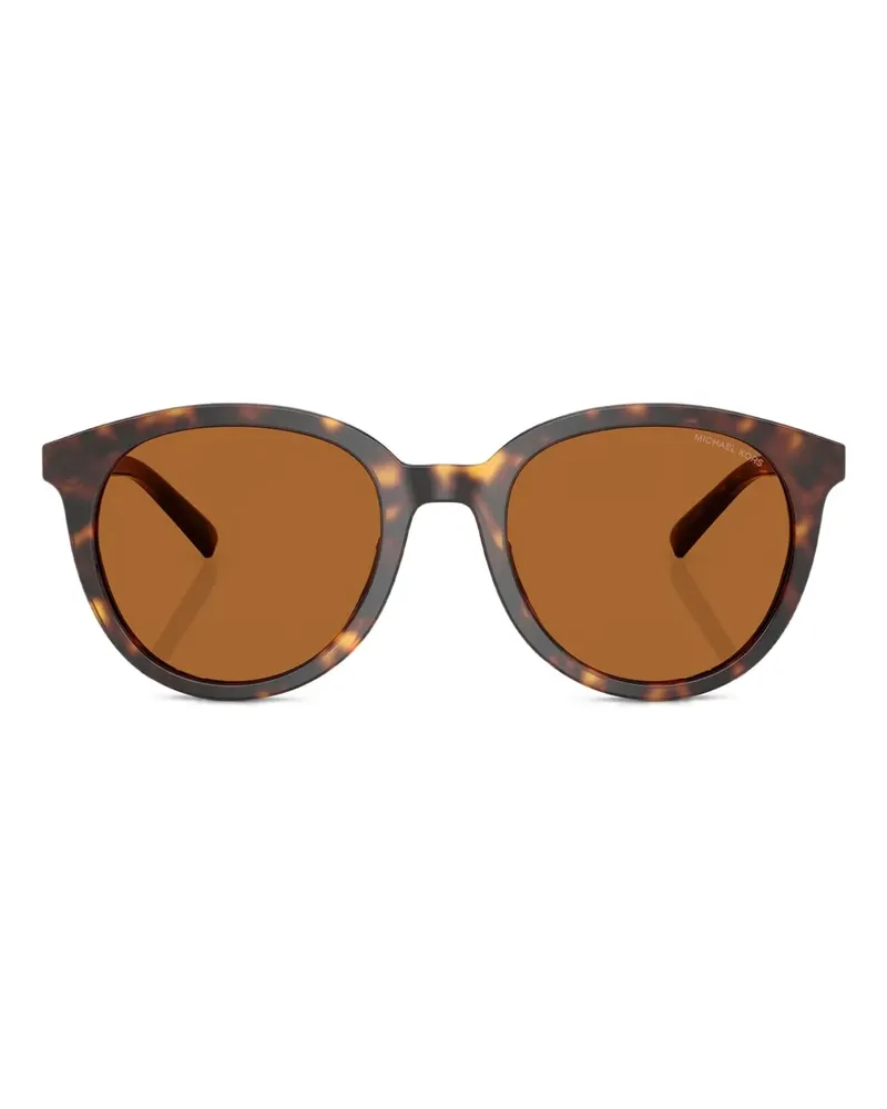 Michael Kors Sonnenbrille mit rundem Gestell - Braun Braun