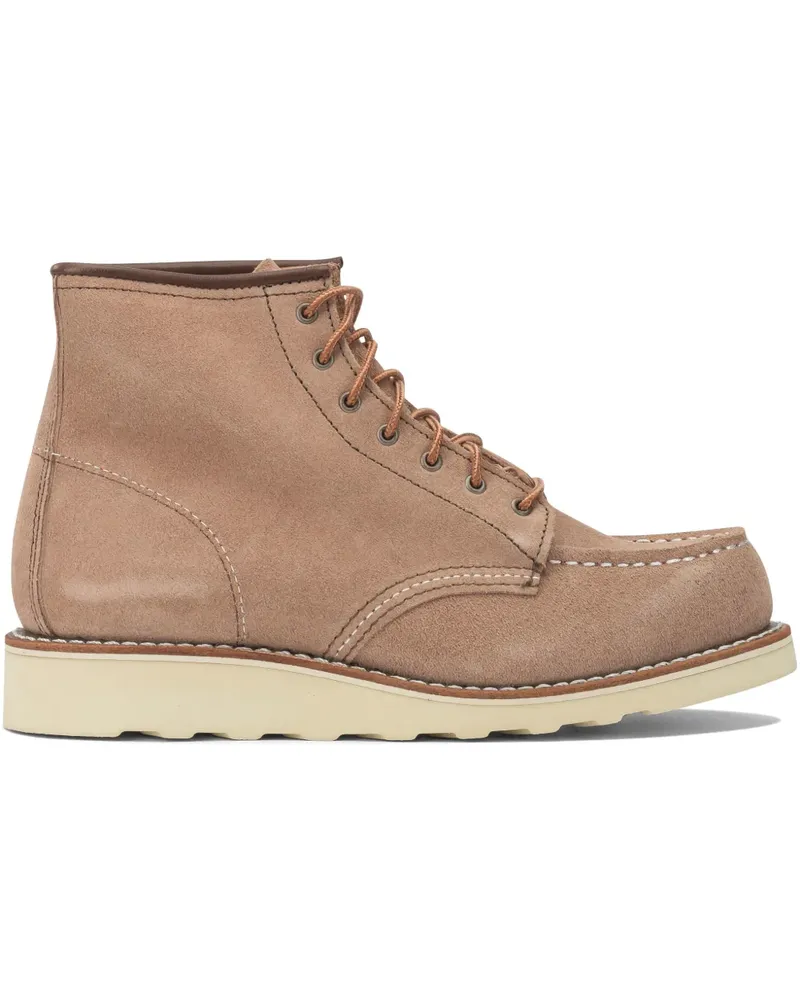 Red Wing Shoes Schnürstiefel mit Ziernaht - Braun Braun