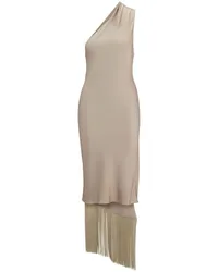 HUGO BOSS Kleid mit asymmetrischem Schnitt Nude