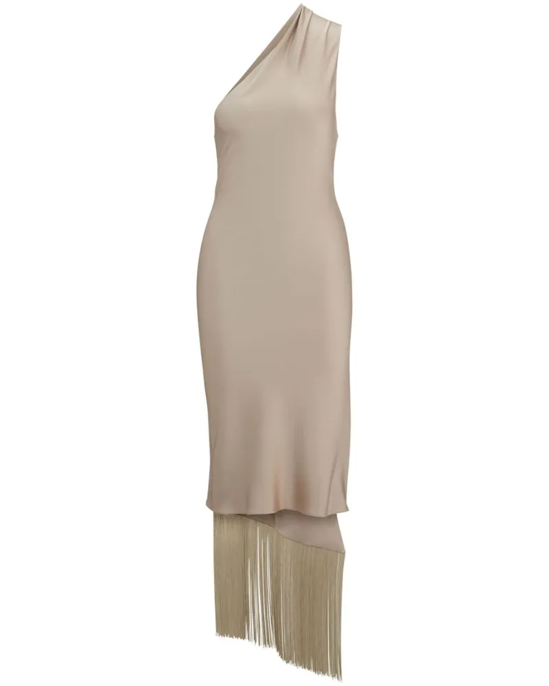 HUGO BOSS Kleid mit asymmetrischem Schnitt - Nude Nude