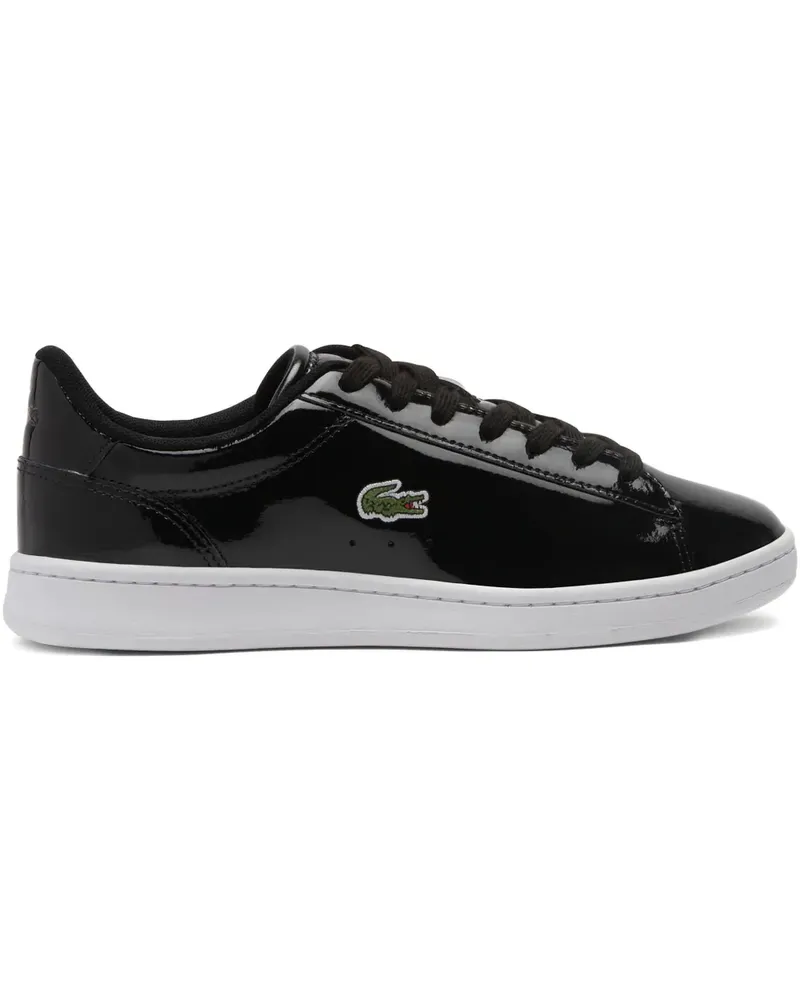 Lacoste Sneakers aus Lackleder - Schwarz Schwarz