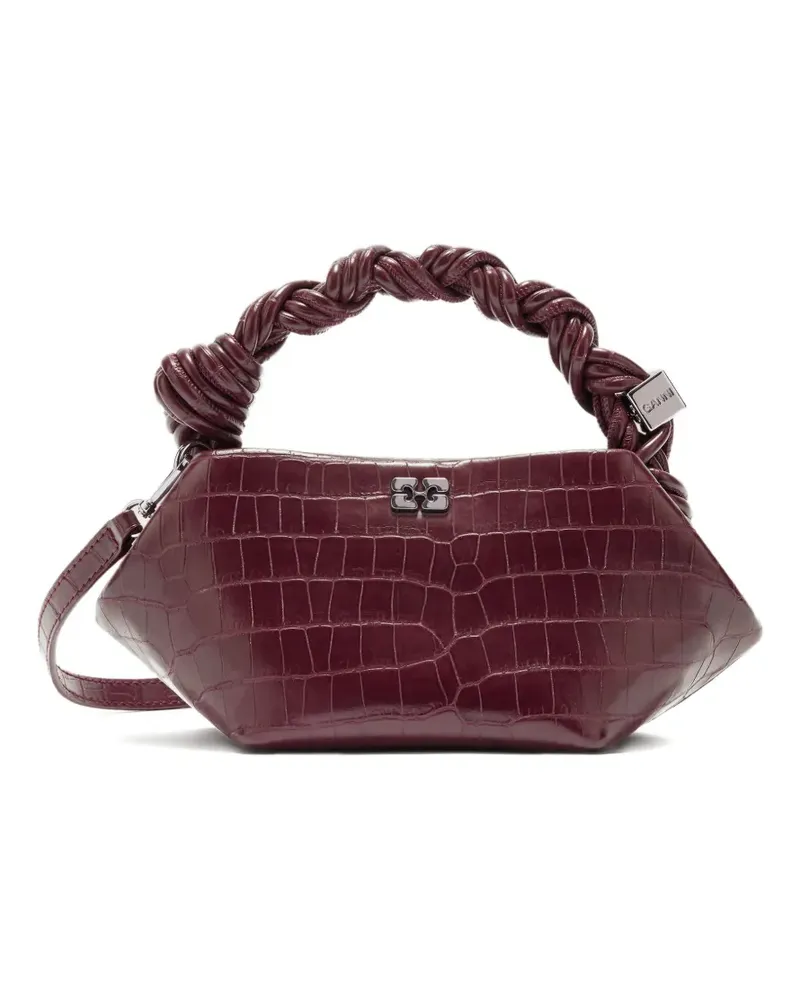 Ganni Bou Tote Bag mit verdrehtem Henkel - Rot Rot