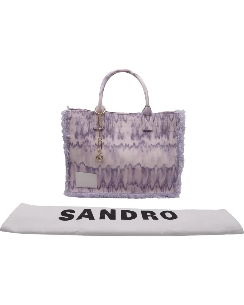 Sandro 2022 Kasbah tie-dye tote bag - Violett Violett