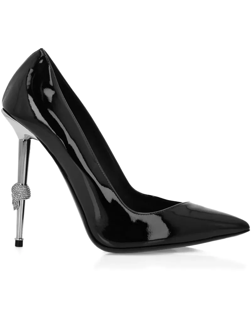 Philipp Plein Decolette Pumps 120mm - Schwarz Schwarz