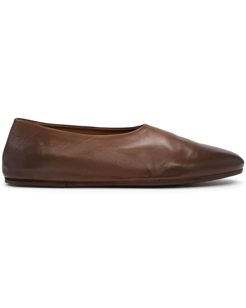 Marsèll Slipper aus Leder - Braun Braun