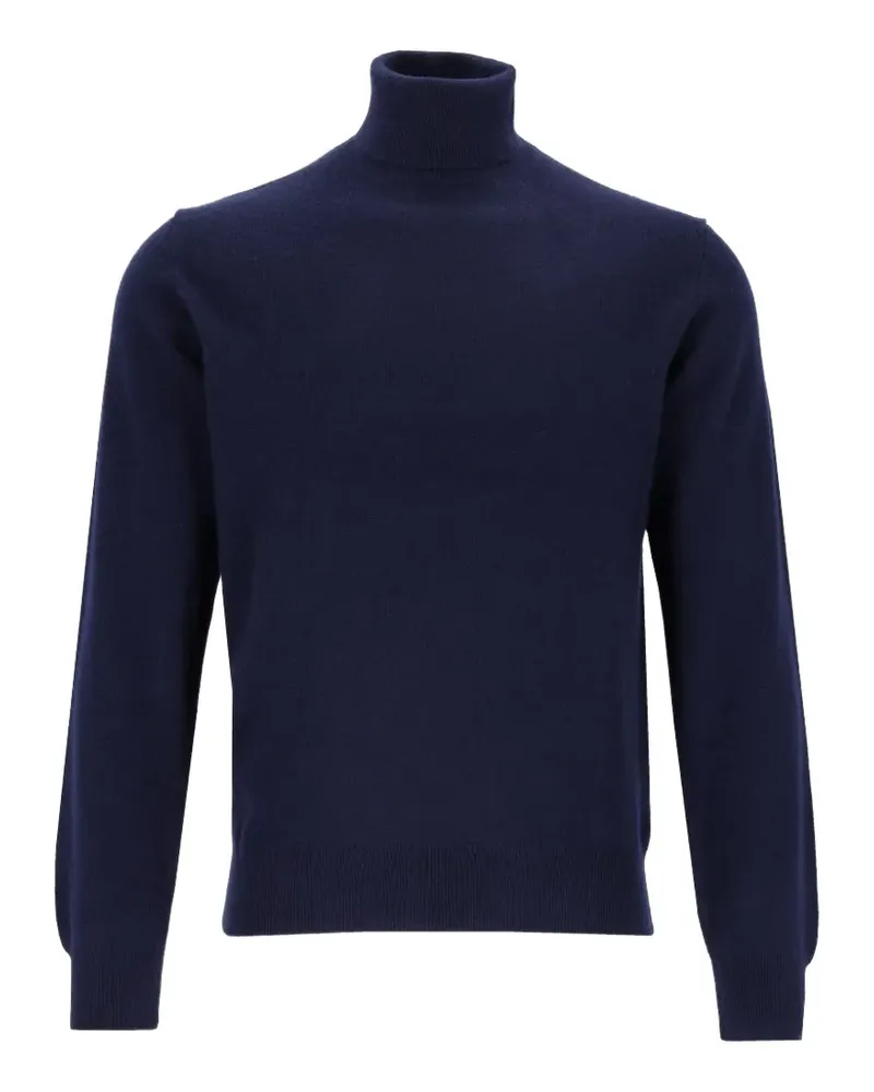 Al Duca D’Aosta 1902 roll-neck cashmere sweater - Blau Blau