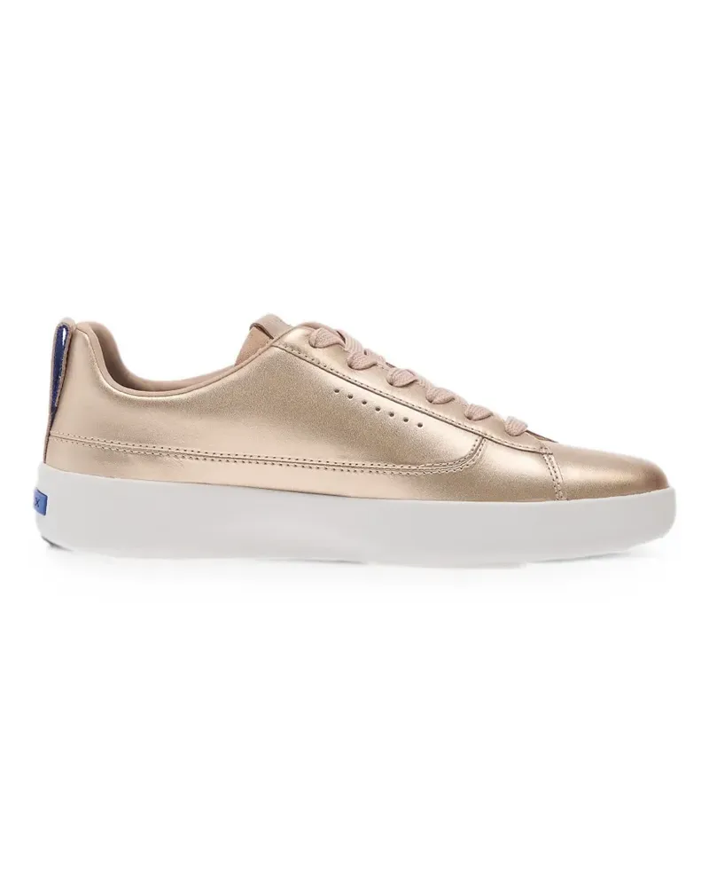 Geox Gxcp-01 metallic-effect lace-up sneakers - Rosa Rosa
