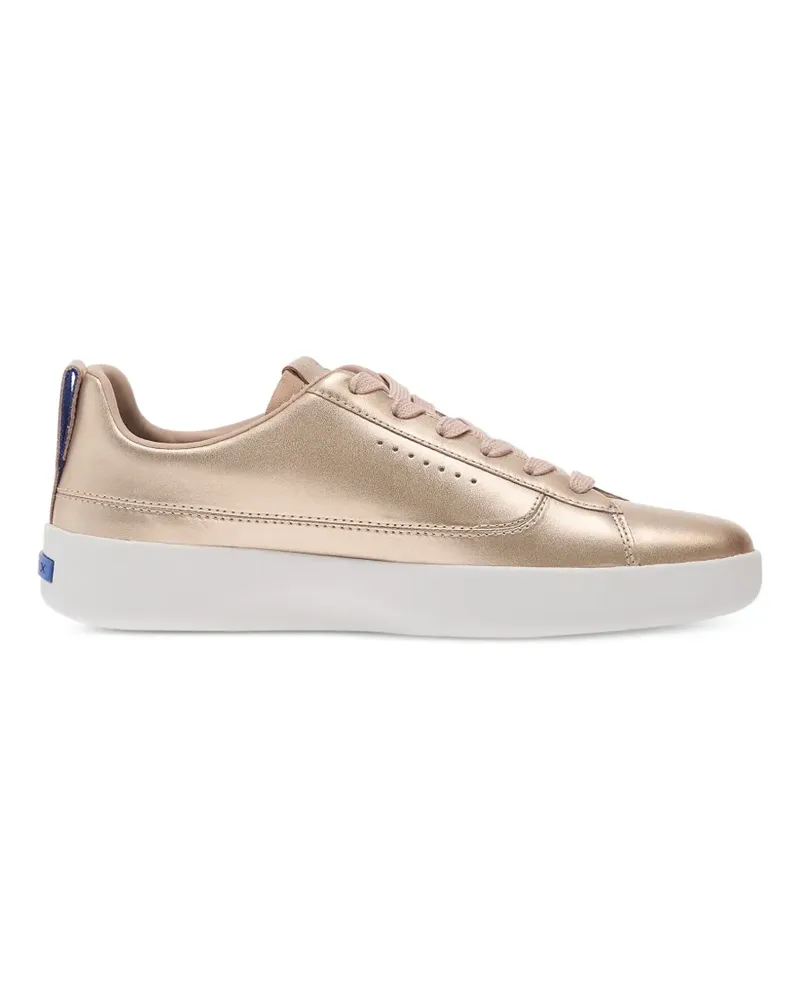 Geox Gxcp-01 metallic-effect lace-up sneakers - Rosa Rosa
