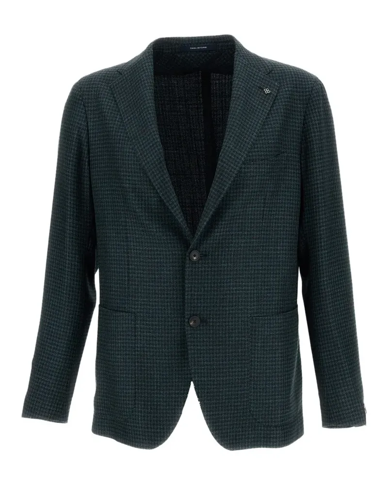 Tagliatore Montecarlo Blazer mit Hahnentrittmuster - Grün Grün