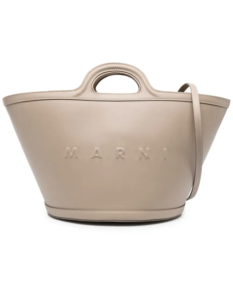 Marni Große Tropicalia Handtasche - Braun Braun