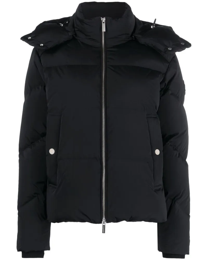 Woolrich Gefütterte Kapuzenjacke - Schwarz Schwarz