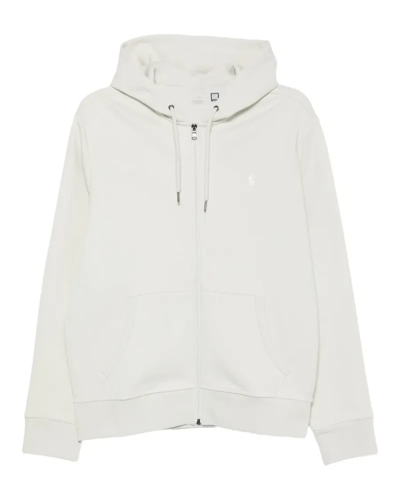 Ralph Lauren logo-embroidery zip-up hoodie - Grau Grau