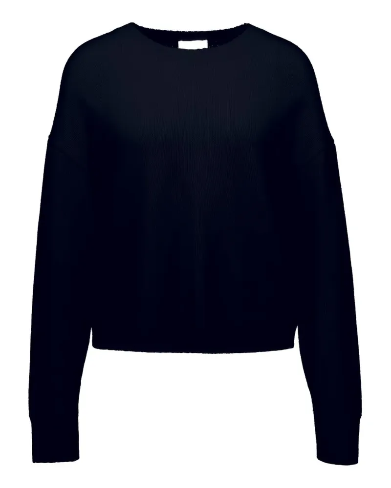 ALLUDE Pullover mit Rundhalsausschnitt - Blau Blau
