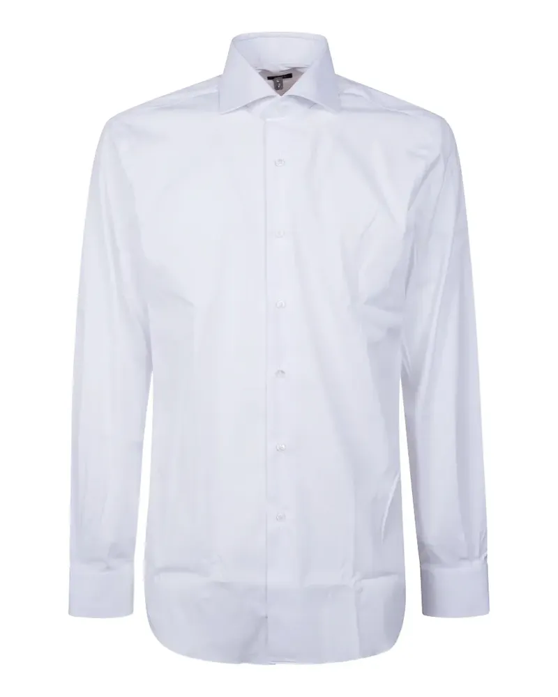 BARBA long-sleeve shirt - Weiß Weiß