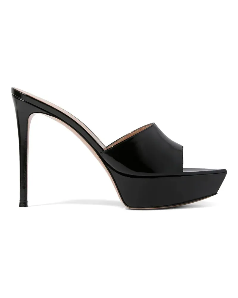 Gianvito Rossi platform pointed-toe mules - Schwarz Schwarz