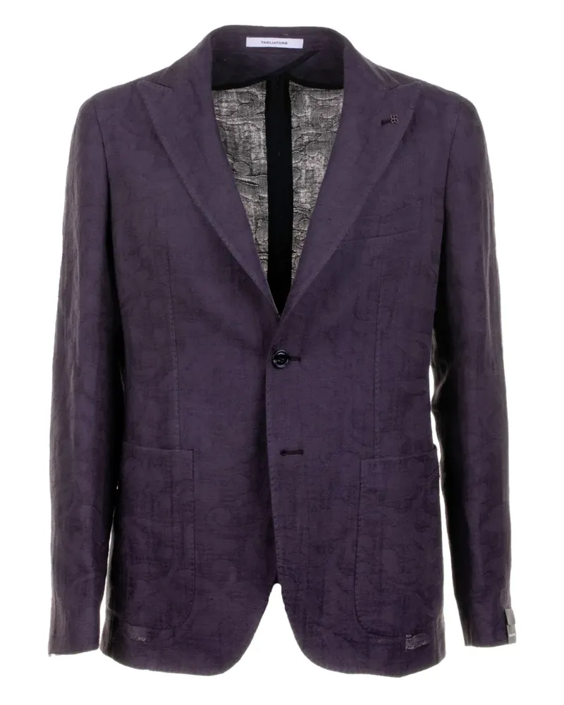 Tagliatore linen-blend blazer - Braun Braun