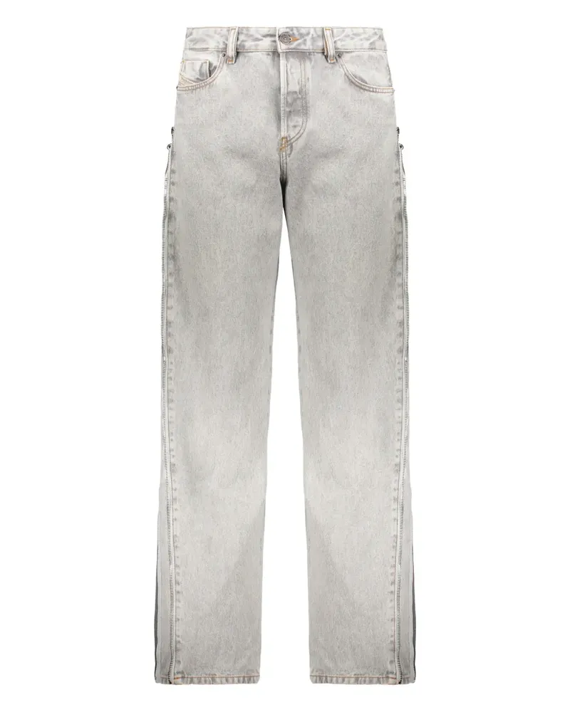 Diesel light zip jeans - Grau Grau