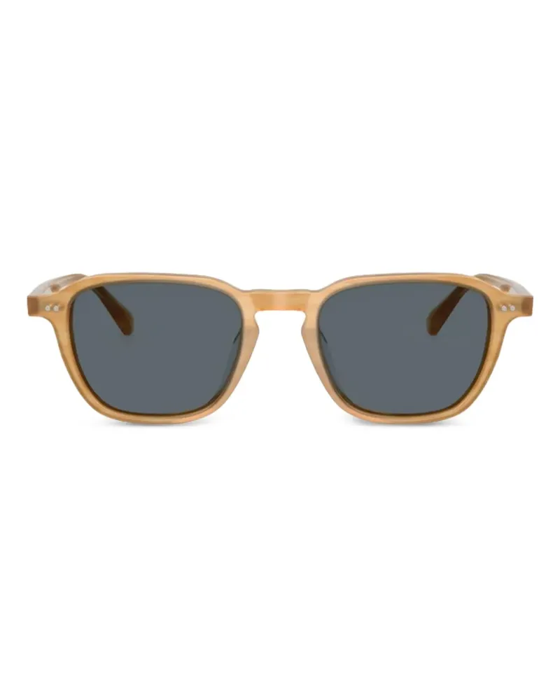 Oliver Peoples Emryn 50 Sonnenbrille mit eckigem Gestell - Braun Braun
