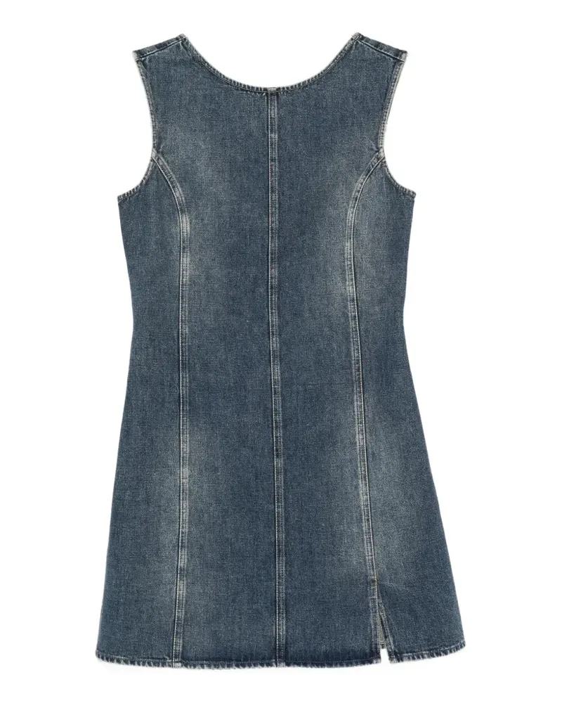 Our Legacy faded-effect sleeveless mini dress - Blau Blau