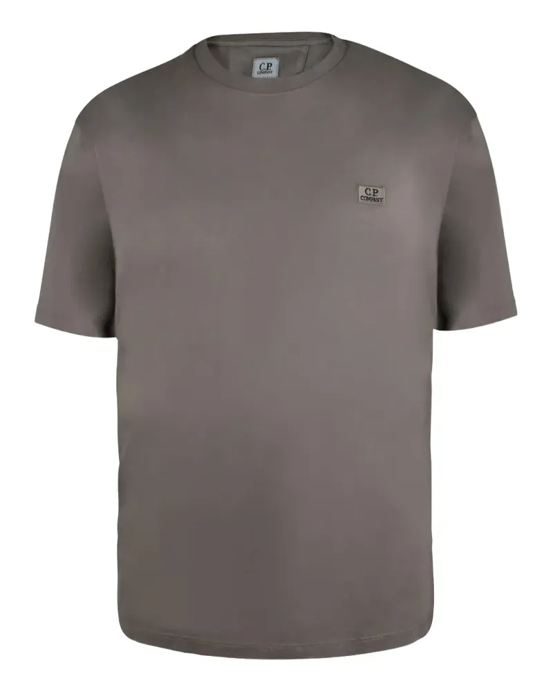 C.P. Company logo-patch cotton T-shirt - Rot Rot