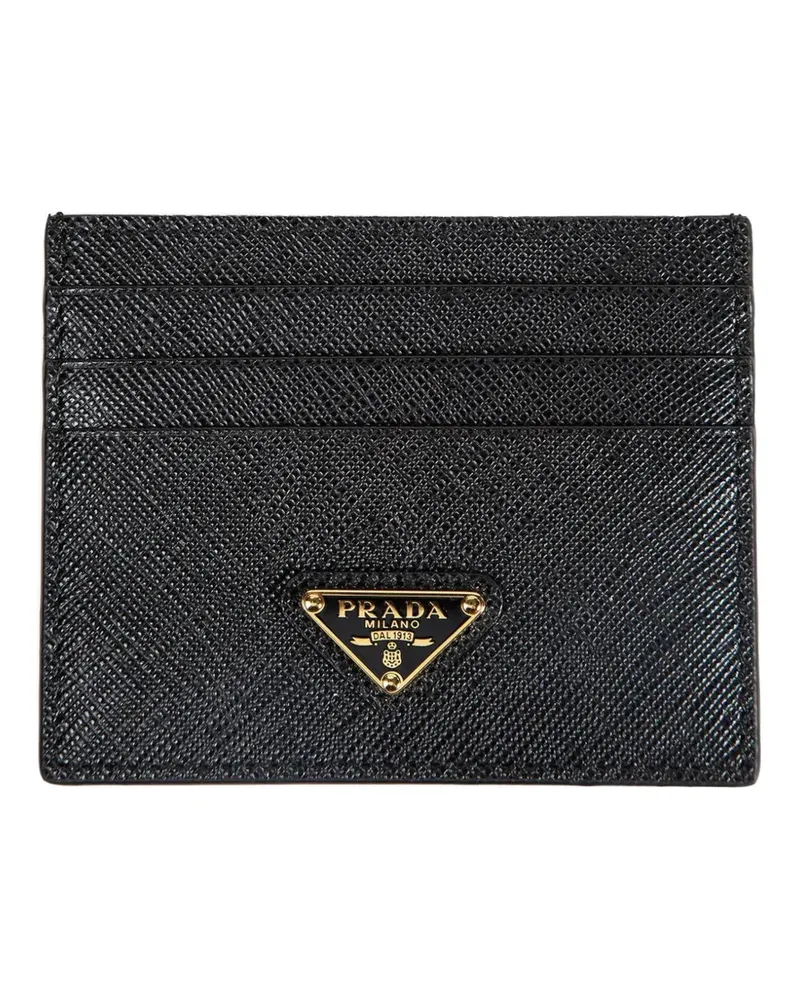 Prada Saffiano card holder - Schwarz Schwarz