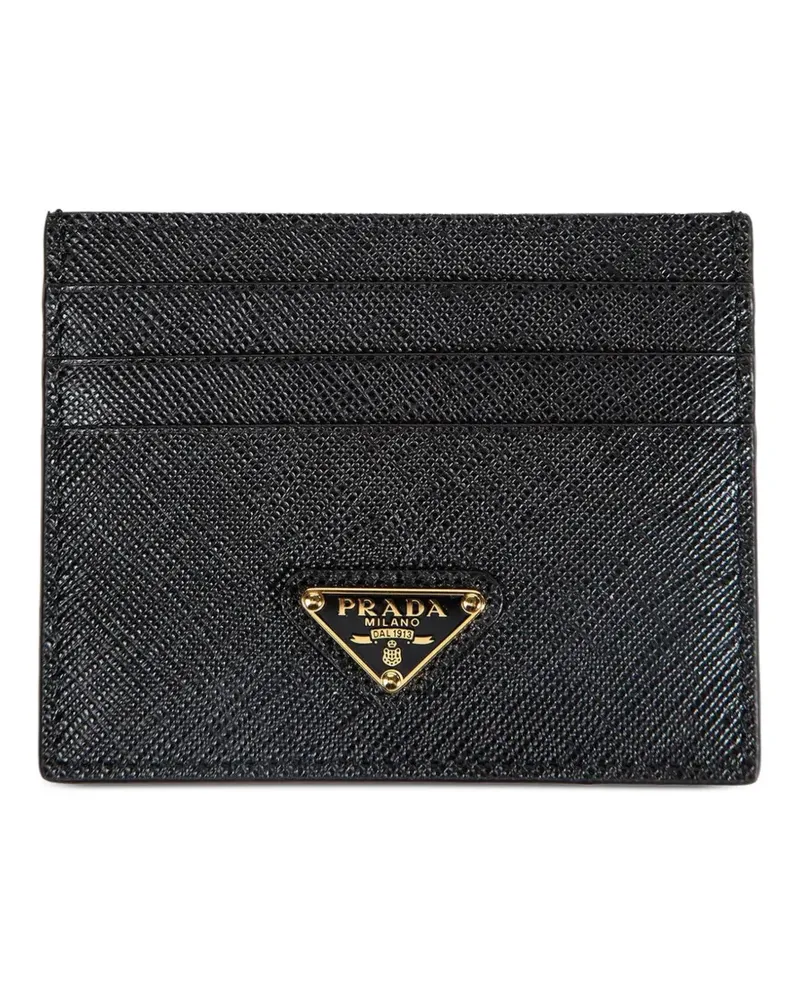 Prada Saffiano card holder - Schwarz Schwarz