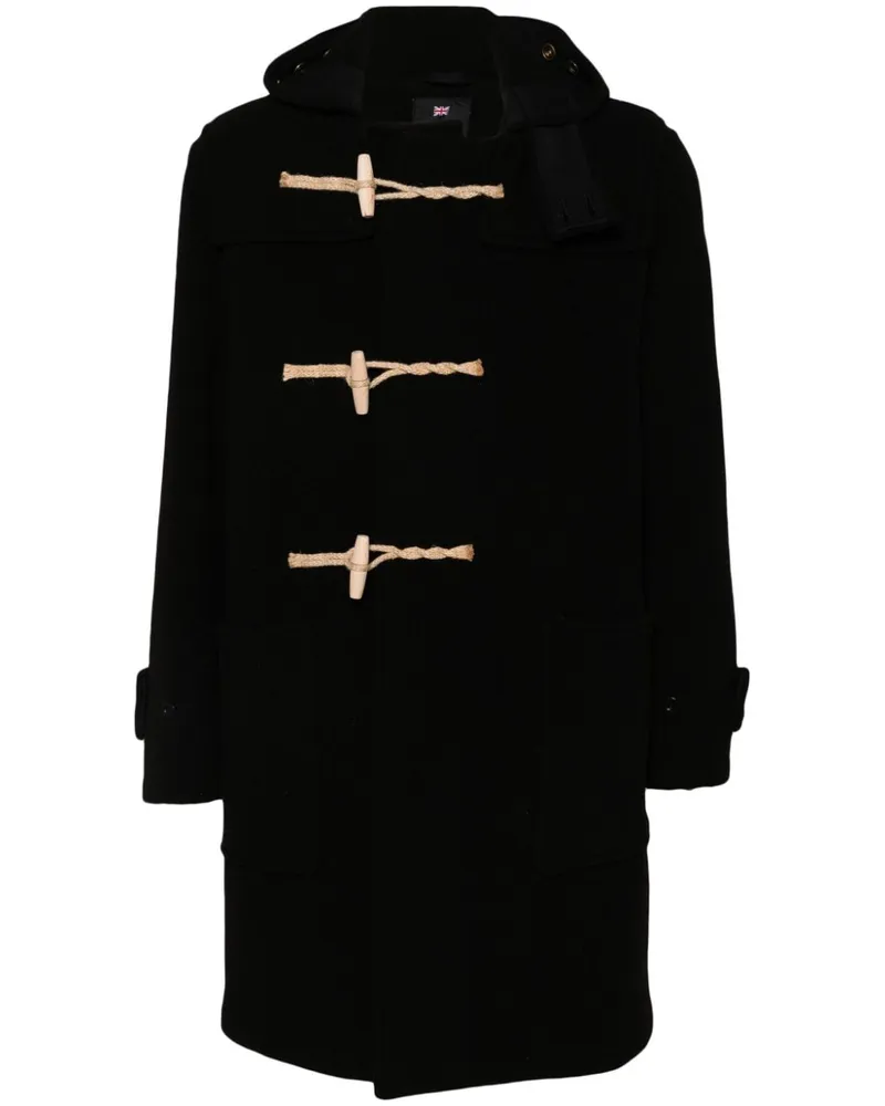 Gloverall Monty Dufflecoat - Schwarz Schwarz