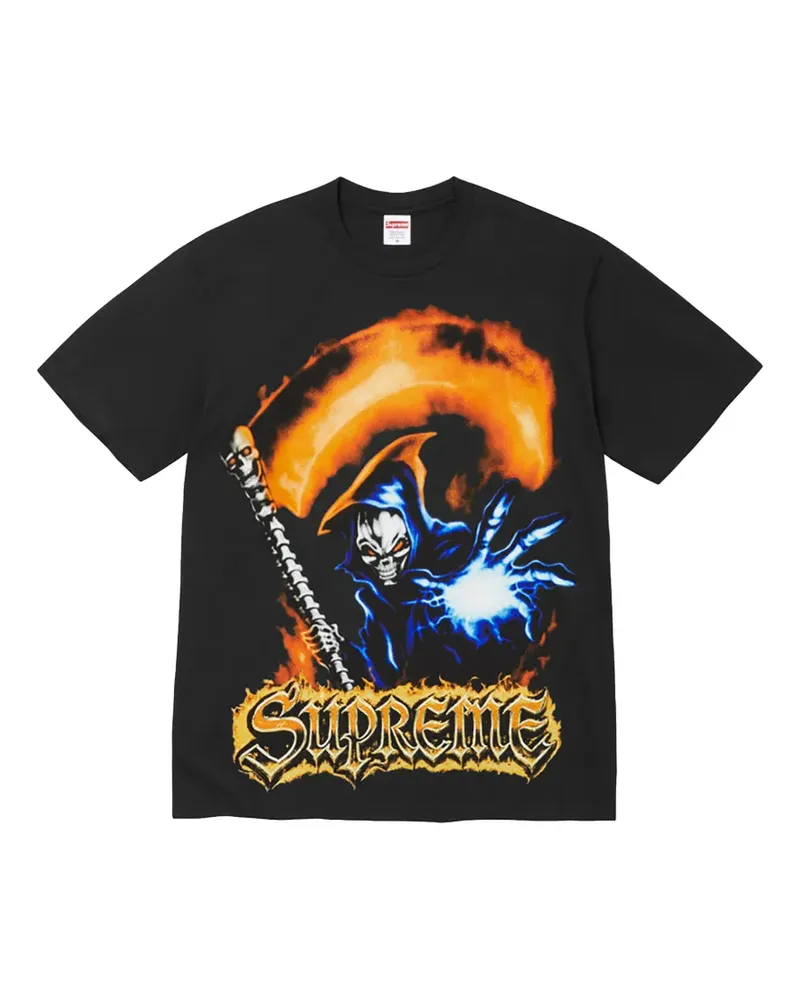 Supreme Being Grim Reaper t-shirt - Schwarz Schwarz